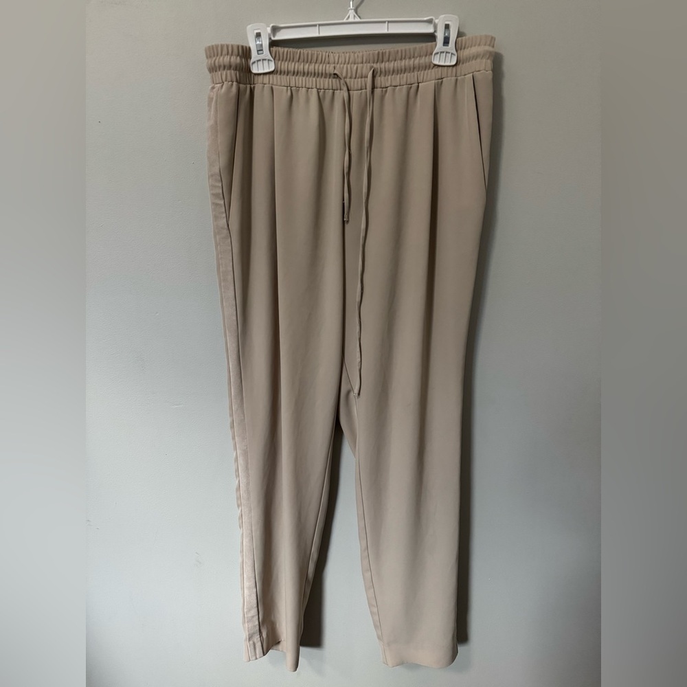 Calvin Klein Tan Trousers Classic Straight-Leg